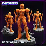 3D Printed Papsikels Bio Techno Man Zero February 2025 Cyberpunk 28mm 32mm
