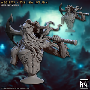 3D Printed Artisan Guild Mirmidons of the Death-Tide Busts Set 28mm 32mm