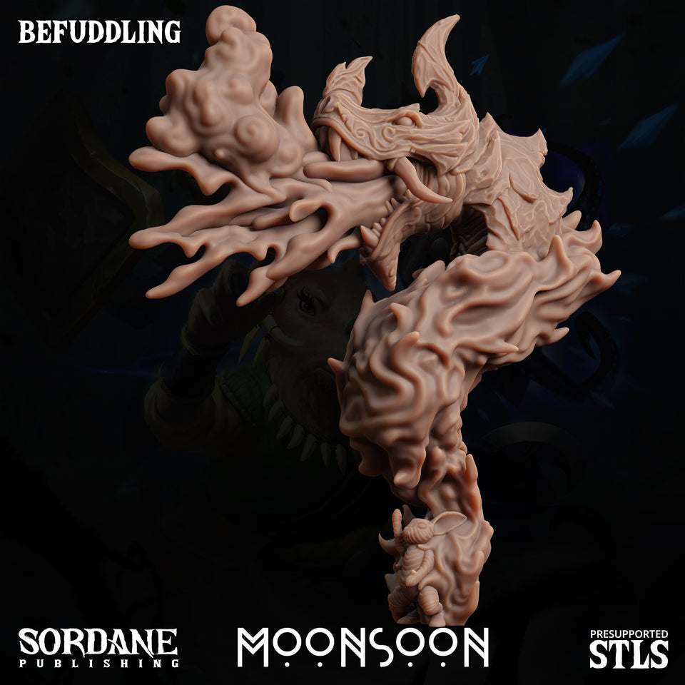 3D Printed Sordane Publishing Befuddling Moonsoon 28 32mm D&D