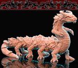 3D Printed Nafarrate Behir Bestiary Vol. 1 Bestiary Creatures Volume 1 28mm 32mm D&D