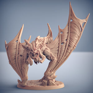 3D Printed Artisan Guild Drakenmir on Bloodhunter Dire Bat Soulless Vampires Set 28mm 32mm