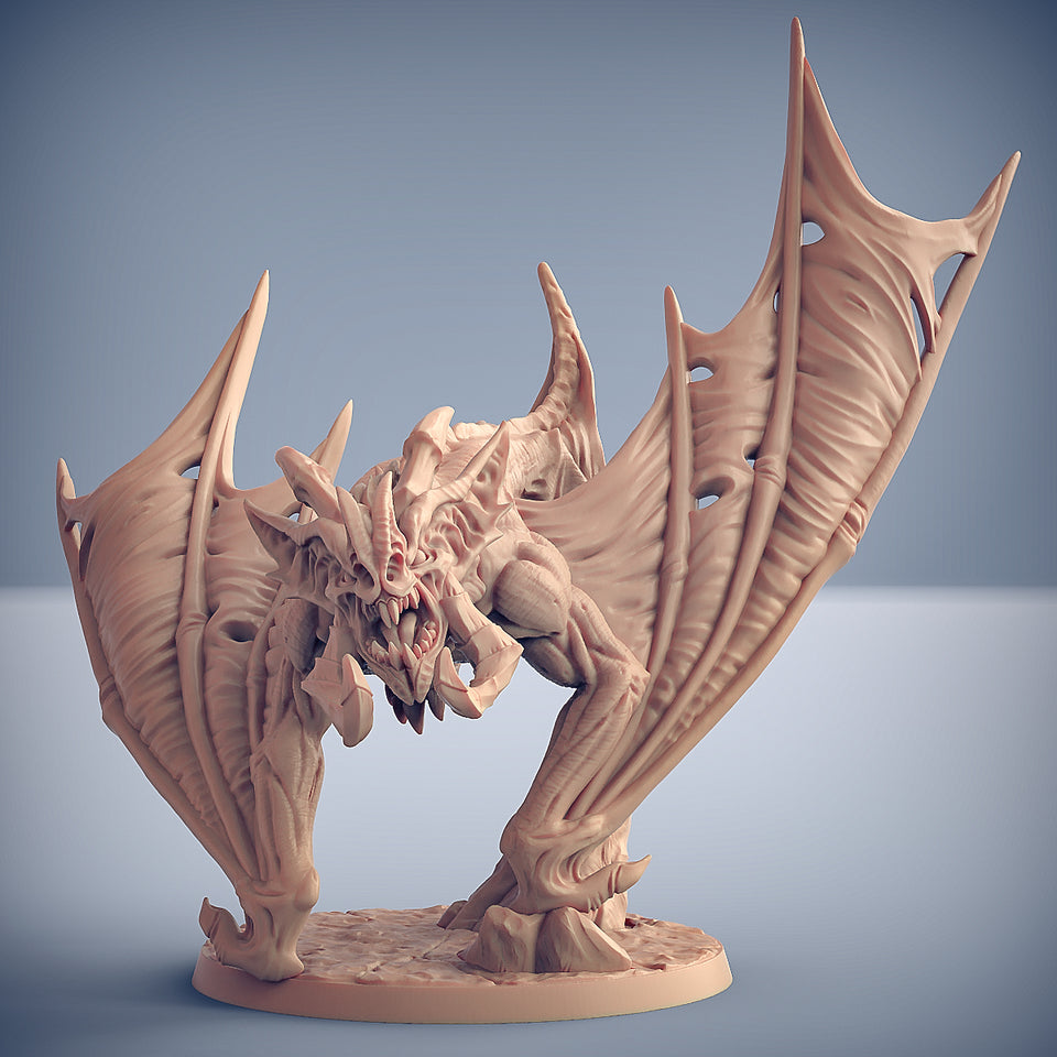 3D Printed Artisan Guild Drakenmir on Bloodhunter Dire Bat Soulless Vampires Set 28mm 32mm