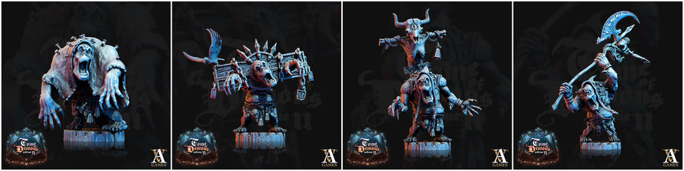 3D Printed Archvillain Games Tome of Demons Vol. II - Bodach 28mm 32mm D&D