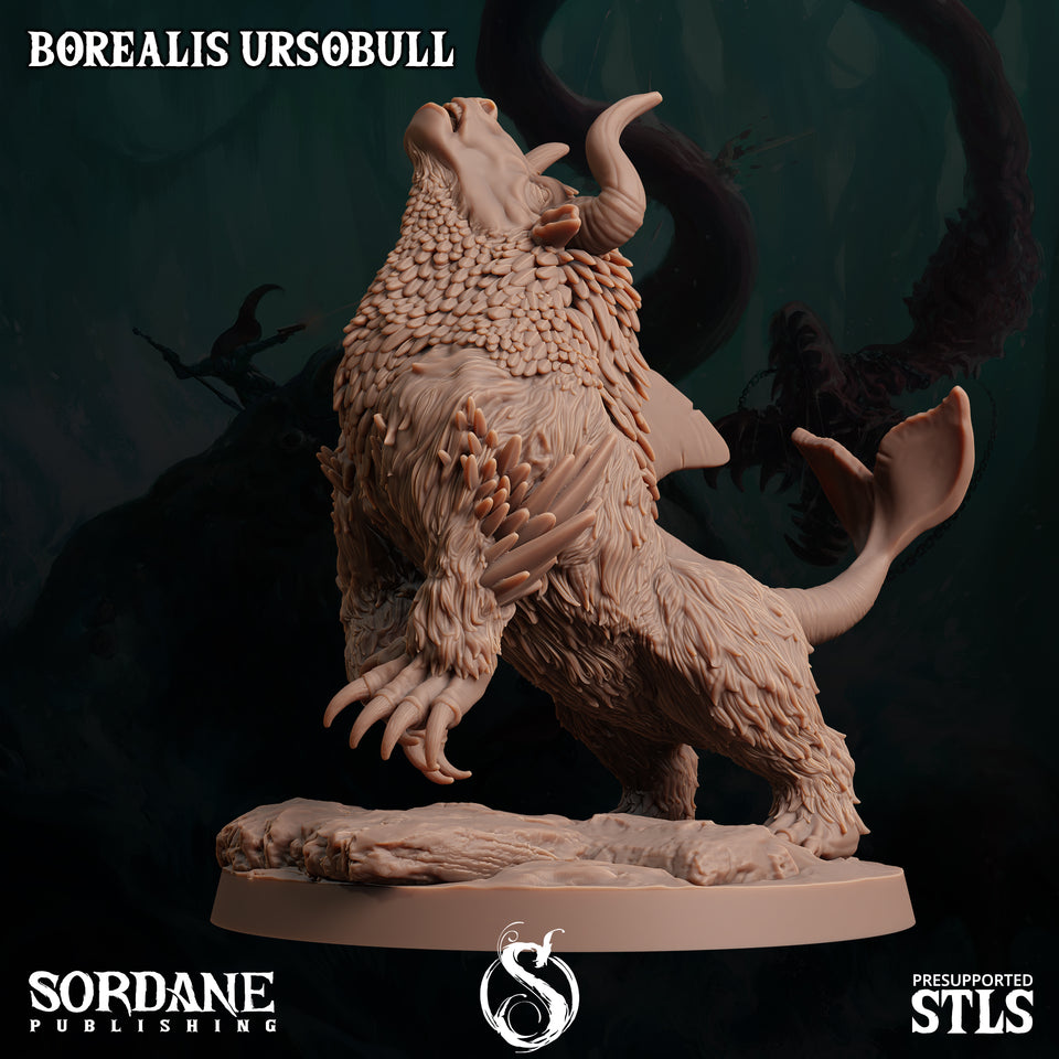 3D Printed Sordane Publishing Borealis Ursobull 28 32mm D&D
