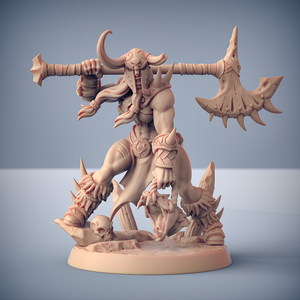 3D Printed Artisan Guild Brunilde Snakeslayer Dragonpeak Barbarians 28mm 32mm