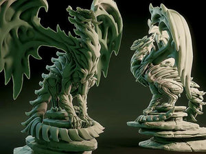 3D Printed Nafarrate Byakhee Lovecraftian Bestiary 28 32 mm D&D