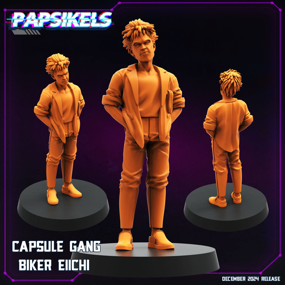 3D Printed Papsikels Capsule Gang Biker Members Dec. 2024 Cyberpunk 28mm 32mm
