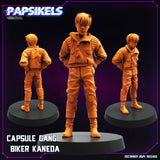 3D Printed Papsikels Capsule Gang Biker Members Dec. 2024 Cyberpunk 28mm 32mm
