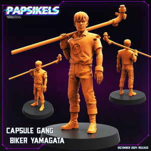 3D Printed Papsikels Capsule Gang Biker Members Dec. 2024 Cyberpunk 28mm 32mm