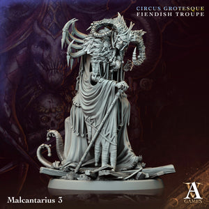 3D Printed Archvillain Games Malcantarius Circus Grotesque Fiendish Troupe 28 32mm D&D
