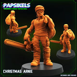 3D Printed Papsikels Christmas Arnie 28mm 32mm