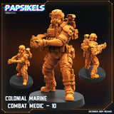 3D Printed Papsikels Colonial Marine Combat Medic Team Dec. 2024 SciFi 28mm 32mm