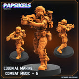 3D Printed Papsikels Colonial Marine Combat Medic Team Dec. 2024 SciFi 28mm 32mm