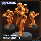 3D Printed Papsikels Colonial Marine Combat Medic Team Dec. 2024 SciFi 28mm 32mm