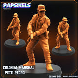 3D Printed Papsikels August 2024 Scifi Colonial Marshal Set 28mm 32mm