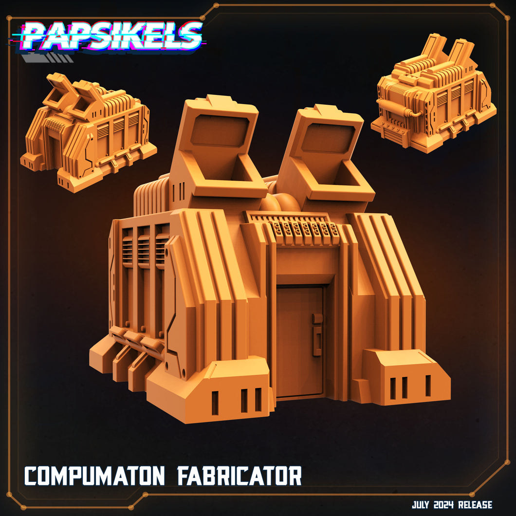 3D Printed Papsikels Compumaton Fabricator July 2024 Scifi 28mm 32mm