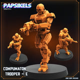 3D Printed Papsikels Compumaton Trooper Set JUNE 2024 SCIFI 28mm 32mm