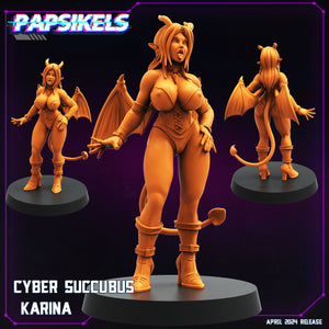 3D Printed Papsikels Cyber Succubis Set 28mm 32mm