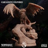 3D Printed Sordane Publishing Carcassite Beast Vulture Burrows Below 28 32mm D&D