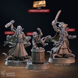 3D Printed Cast n Play Pirate Chronicles Collection 28mm 32mm D&D