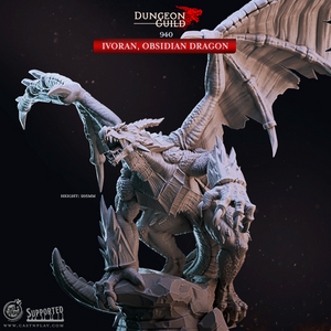 3D Printed Cast n Play Ivoran, Obsidian Dragon Dungeon Guild Set 28mm 32mm D&D