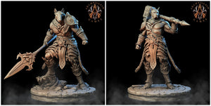 3D Printed Archvillain Games The Astral Court - Celestial Hounds 28mm 32mm D&D