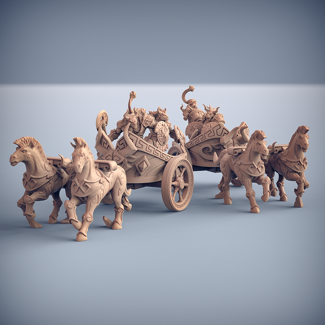 3D Printed Artisan Guild Minoc Chariots Order of the Labyrinth 28mm 32mm