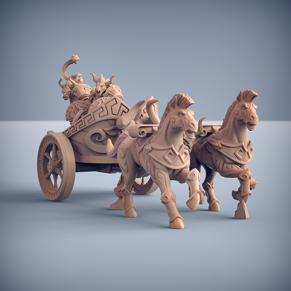 3D Printed Artisan Guild Minoc Chariots Order of the Labyrinth 28mm 32mm