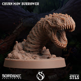3D Printed Sordane Publishing Churn Maw Burrower Burrows Below 28 32mm D&D