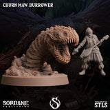 3D Printed Sordane Publishing Churn Maw Burrower Burrows Below 28 32mm D&D