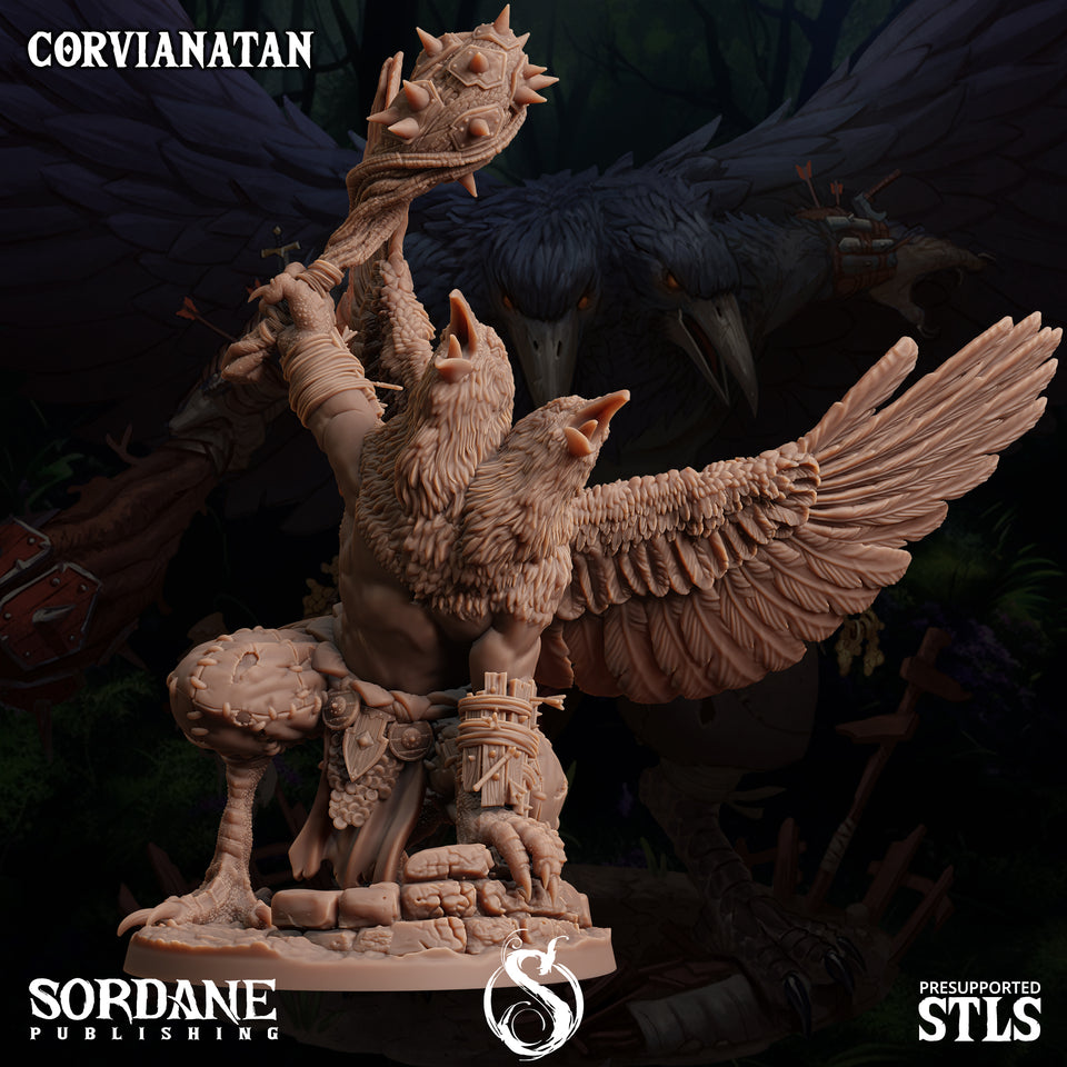 3D Printed Sordane Publishing Corvianatan Burrows Below 28 32mm D&D