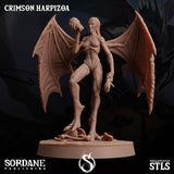 3D Printed Sordane Publishing Crimson Harpizoa 28 32mm D&D