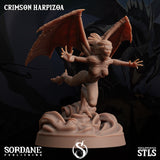 3D Printed Sordane Publishing Crimson Harpizoa 28 32mm D&D