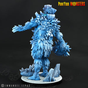 3D Printed Print your Monster Frost Shard Goblins - Cryostalos the Dark Shimmer 28mm 32mm D&D