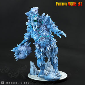 3D Printed Print your Monster Frost Shard Goblins - Cryostalos the Dark Shimmer 28mm 32mm D&D