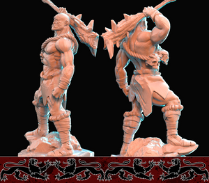 3D Printed Nafarrate Cyclops Bestiary Creatures Volume 1 28mm 32mm D&D