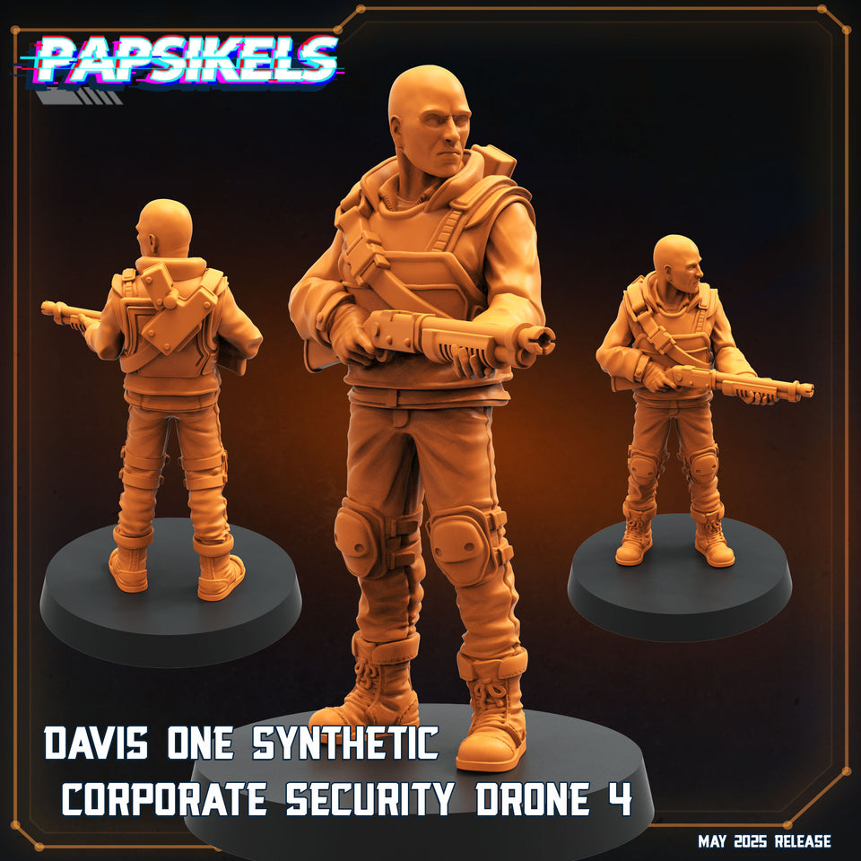 3D Printed Papsikels Davis One Synthetic Corporate Security Drone Set May 2025 Alien vs. Humans Reconnaissance 28mm 32mm