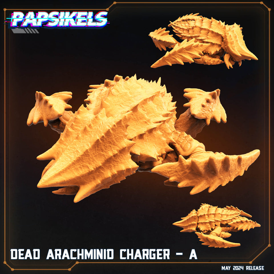 3D Printed Papsikels Dead Arachminid Charger Set Democracy Troopers Bugs and Bots 28mm 32mm