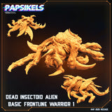 3D Printed Papsikels Dead Insectoid Alien Basic Frontline Warrior Set May 2025 Alien vs. Humans Reconnaissance 28mm 32mm