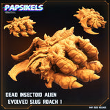 3D Printed Papsikels Dead Insectoid Alien Evolved Slug Roach Set May 2025 Alien vs. Humans Reconnaissance 28mm 32mm