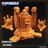 3D Printed Papsikels Democracy Hellnuke JUNE 2024 SCIFI 28mm 32mm