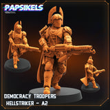 3D Printed Papsikels Democracy Troopers Hellstriker Set Democracy Troopers Bugs and Bots 28mm 32mm