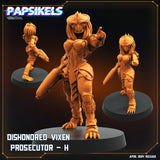 3D Printed Papsikels Democracy Troopers SciFi Dishonored Vixen Prosecutor Set 28mm 32mm