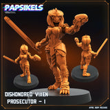 3D Printed Papsikels Democracy Troopers SciFi Dishonored Vixen Prosecutor Set 28mm 32mm