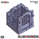 3D Printed Cast n Play Death x Tiles Hallways Set 28mm 32mm D&D