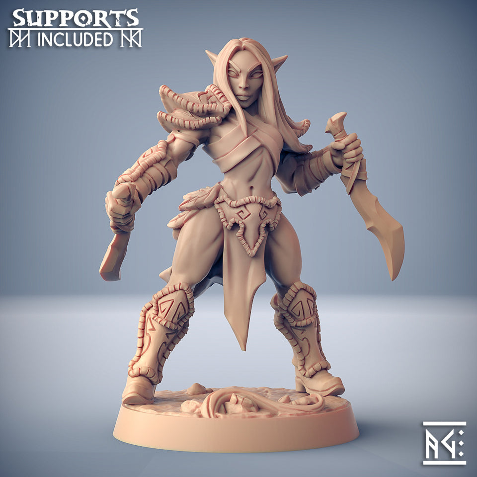 3D Printed Artisan Guild Deepwood Alfar Deepwood Alfar Set 28mm 32mm