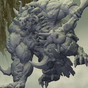 3D Printed Nafarrate Rats Army Demon Rat Set 28mm 32mm D&D