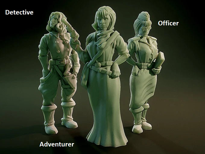 3D Printed Nafarrate NPCS Lovecraftian Bestiary 28 32 mm D&D