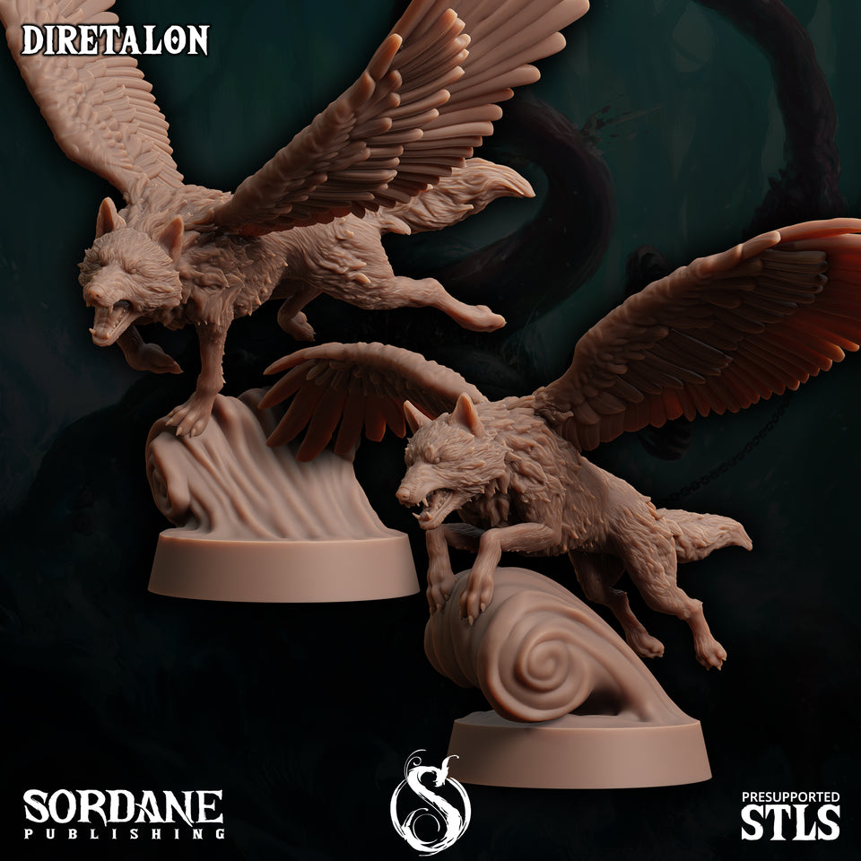3D Printed Sordane Publishing Diretalon 28 32mm D&D