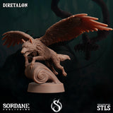 3D Printed Sordane Publishing Diretalon 28 32mm D&D